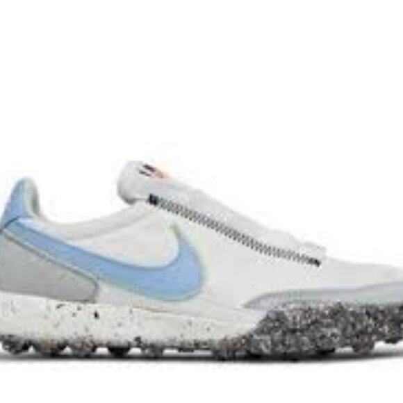 Nike Shoes - Nike Waffle Racer Crater Sneakers in Blue/White - Size 7.5"